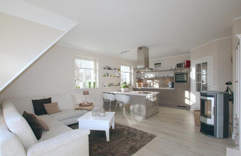 Kuchyň nebo kuchyňský kout v ubytování Neue Reihe 28 - Wohnung Kleine Auszeit