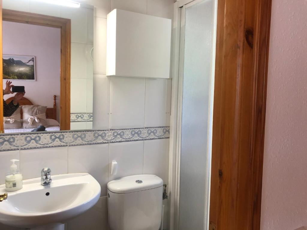 Koupelna v ubytování DUPLEX ALPINO