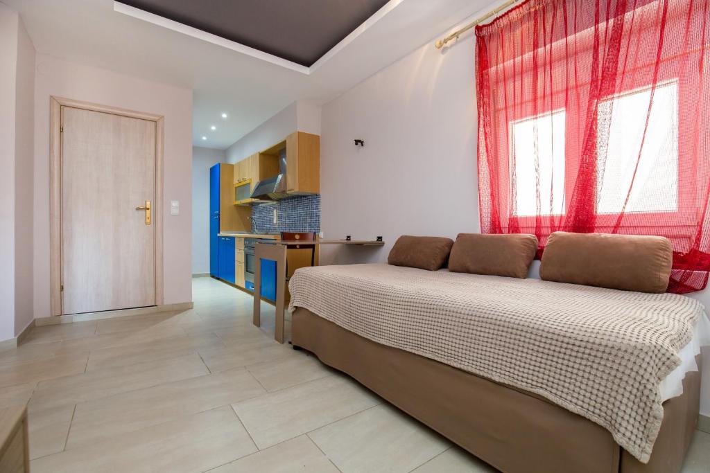 Postel nebo postele na pokoji v ubytování Lena Apartments II