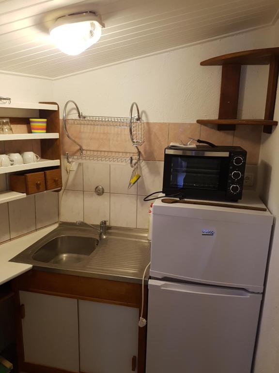 Kuchyň nebo kuchyňský kout v ubytování Apartman STELLA MARIS