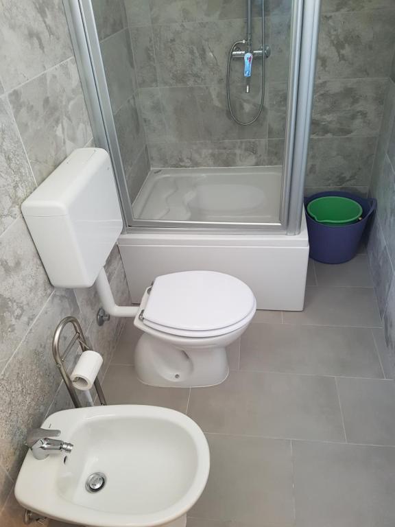 Koupelna v ubytování Apartman STELLA MARIS