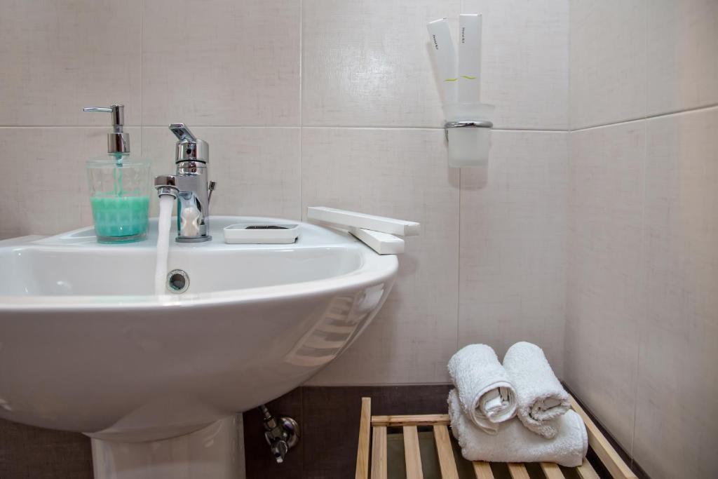 Koupelna v ubytování Cozy Casa