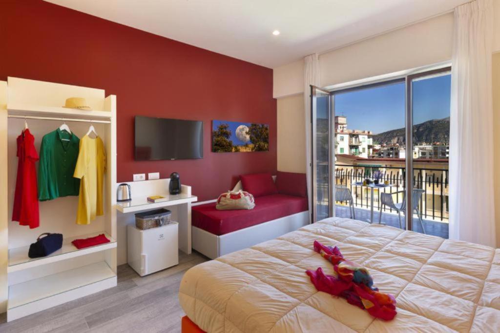 Posteľ alebo postele v izbe v ubytovaní Parco Tasso Guest House