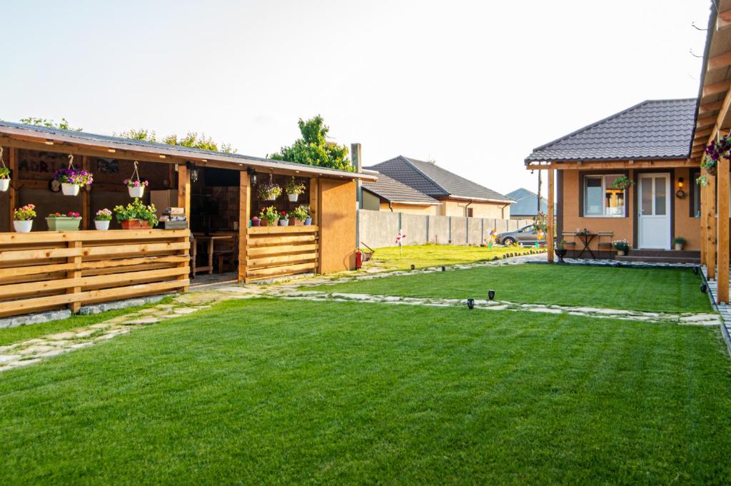Zahrada ubytování Casa Adrian