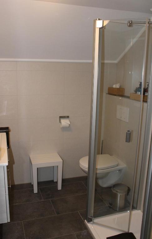 Koupelna v ubytování Bachmeier's Gasthaus Traube Niederfell