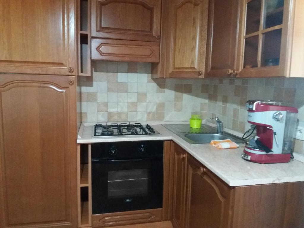 Kuchyň nebo kuchyňský kout v ubytování Casa Vacanze La Venarella
