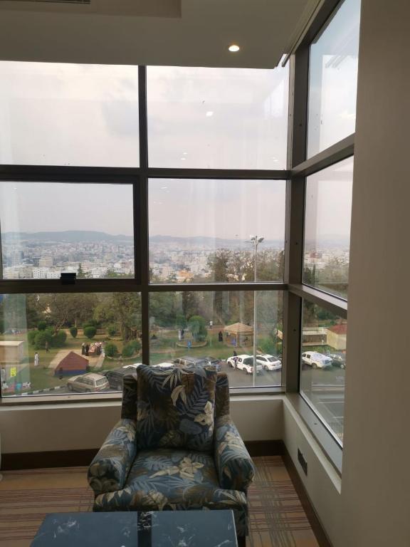 Posezení v ubytování Sarwat Park Hotel