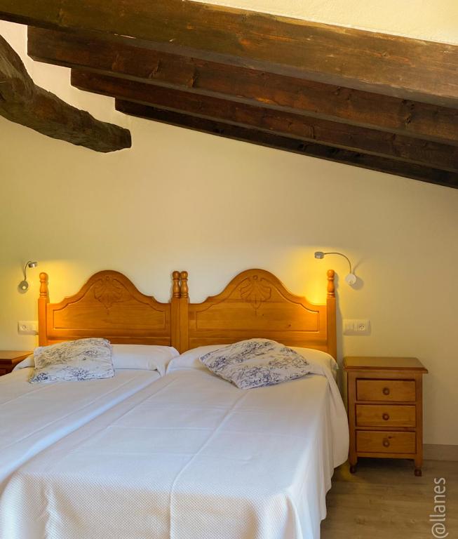 Cama o camas de una habitación en Posada Las Espedillas