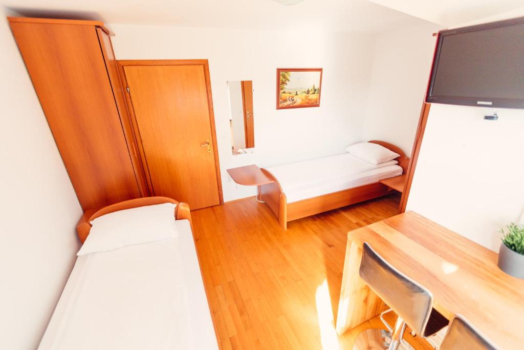 Postel nebo postele na pokoji v ubytování Frankovič Bed&Breakfast