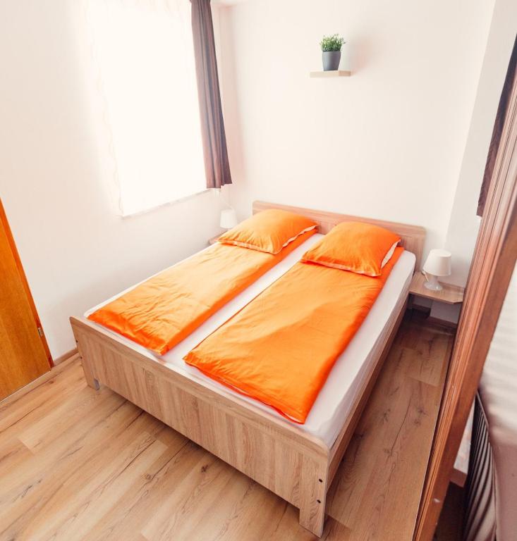 Postel nebo postele na pokoji v ubytování Frankovič Bed&Breakfast
