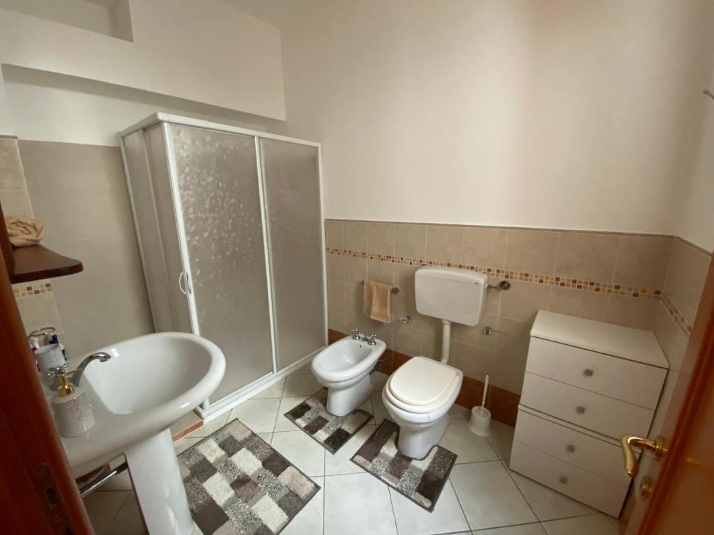 Koupelna v ubytování Casa Domy