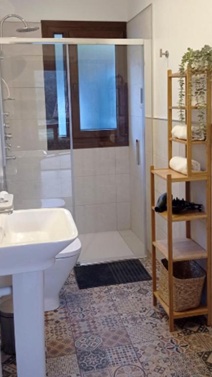 Koupelna v ubytování Apartamentos El Respigu