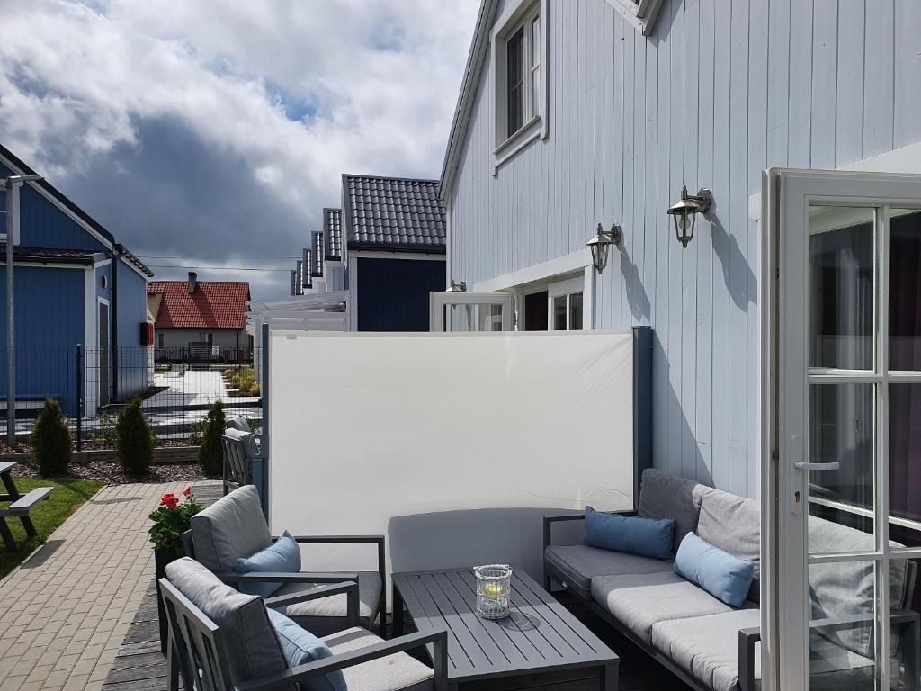 Balkón nebo terasa v ubytování A&M Apartamenty