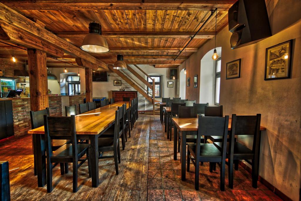 Restaurace v ubytování Pivovar Mlýn