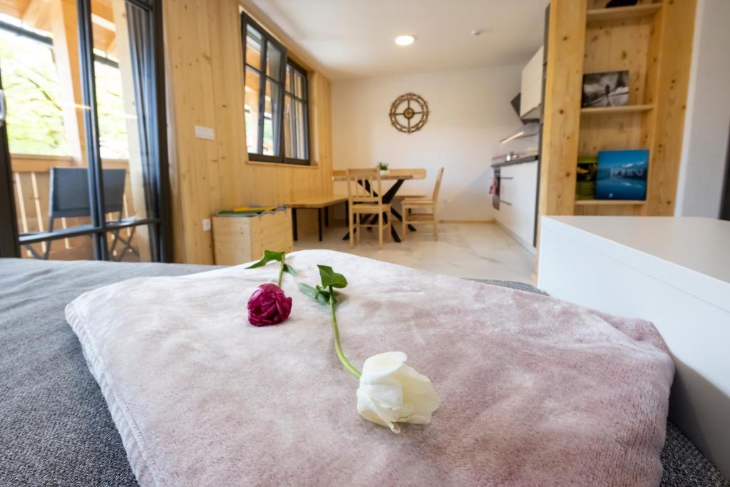 Posezení v ubytování Pr `Agotnik Apartments & Rooms Bohinj