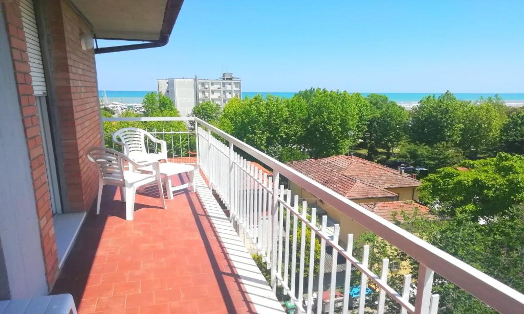 Balkón nebo terasa v ubytování Hotel Rita