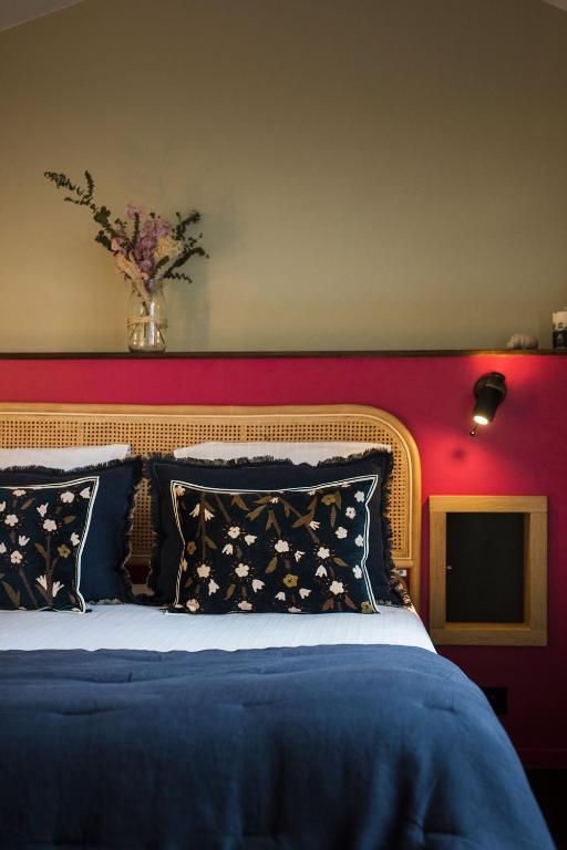 Postel nebo postele na pokoji v ubytování L'Auberge Basque-Relais & Châteaux