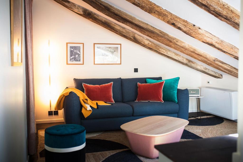 Posezení v ubytování L'Auberge Basque-Relais & Châteaux