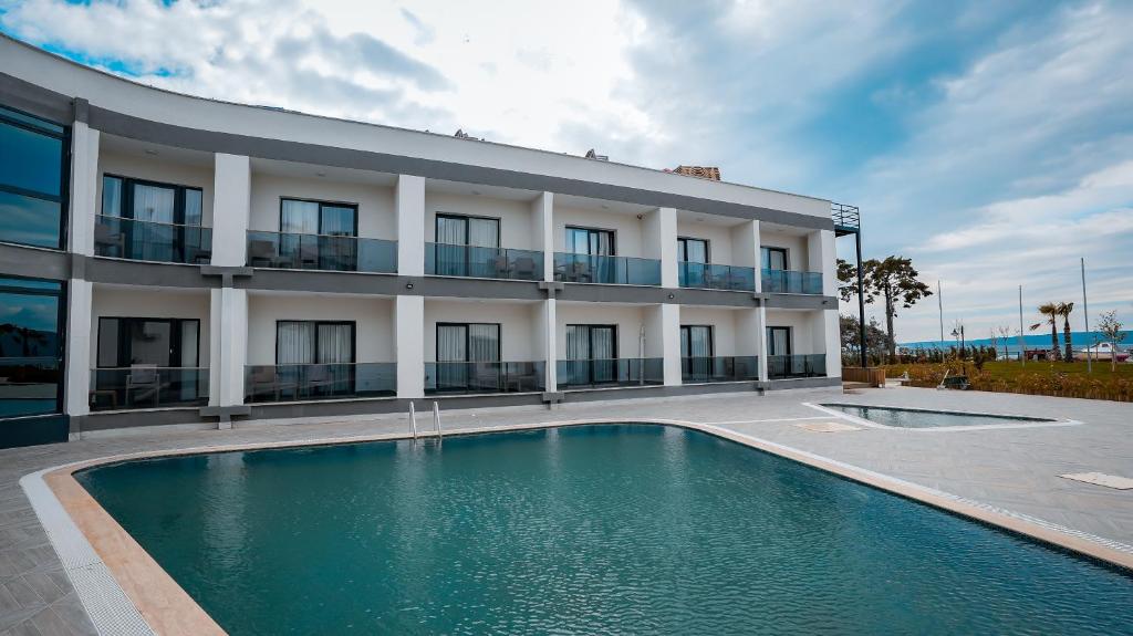 Bazén v ubytování Sunsan Hotel nebo v jeho okolí