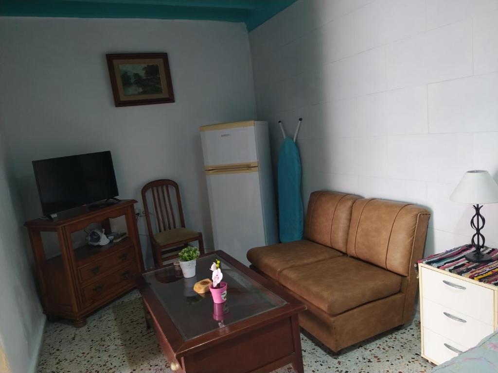 Televízia a/alebo spoločenská miestnosť v ubytovaní La casita 1