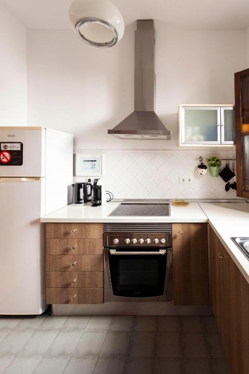 A kitchen or kitchenette at Family ARTpartment