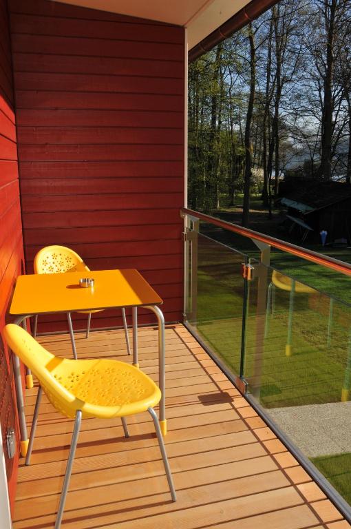 Balkón nebo terasa v ubytování Centro Magliaso