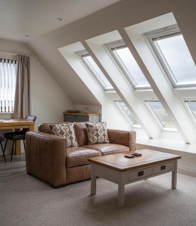 Posezení v ubytování Cruinn Bheinn Luxury Self Catering Apartments