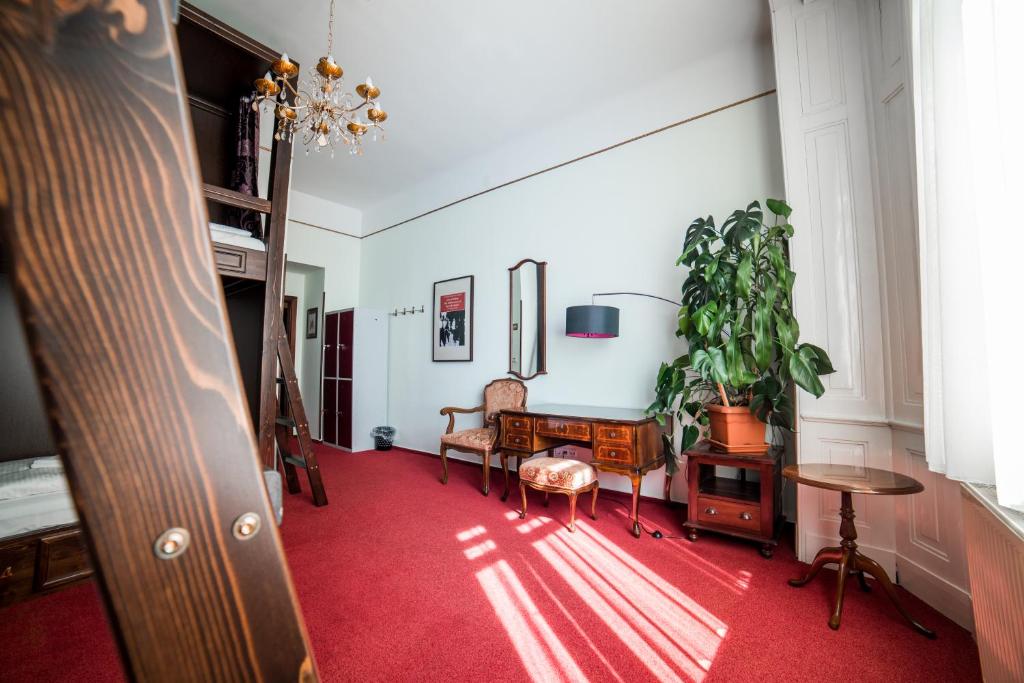 Posezení v ubytování Vienna Boutique - Premium Hostel
