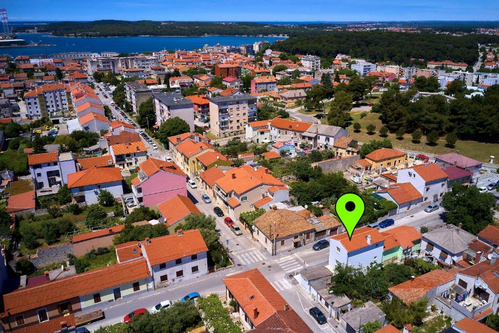 Widok na miasto Pula z tego apartamentu