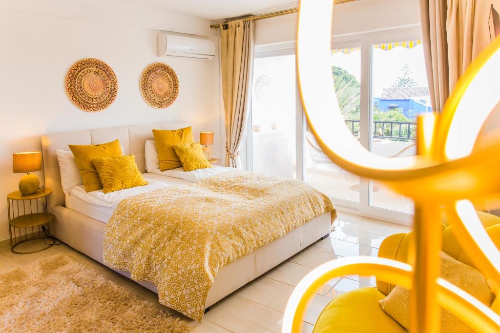 Posteľ alebo postele v izbe v ubytovaní Suite Bora Bora