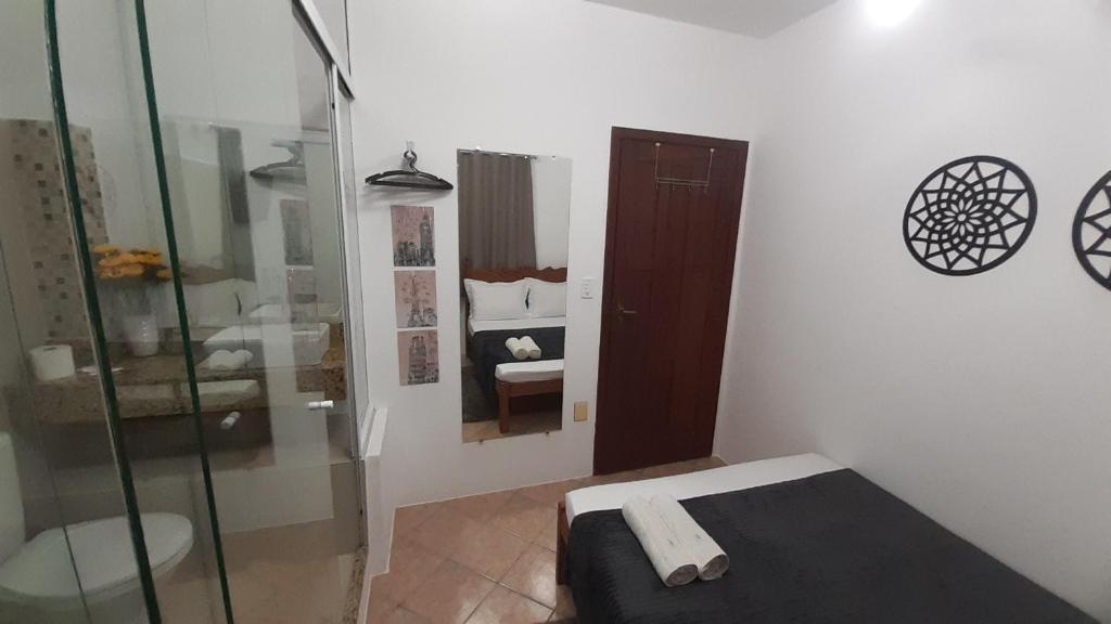  Banheiro de Vidro em Suíte compacta.Centro