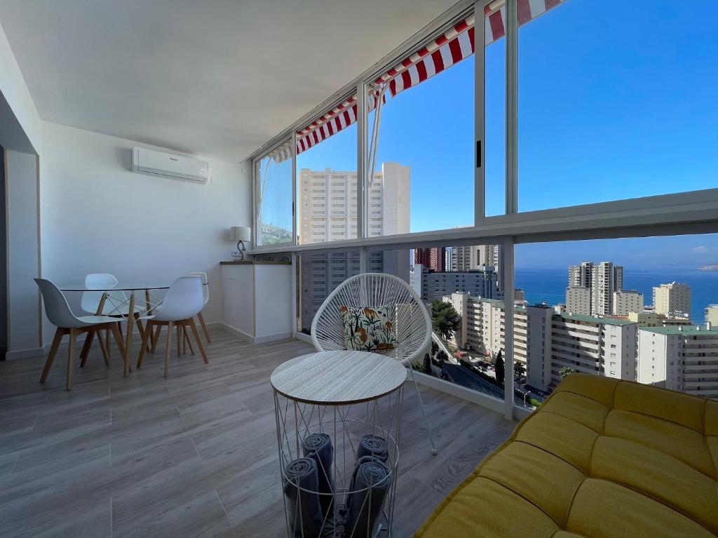 Balkón alebo terasa v ubytovaní Apartamento Gemelos 15 10 by Gestaltur
