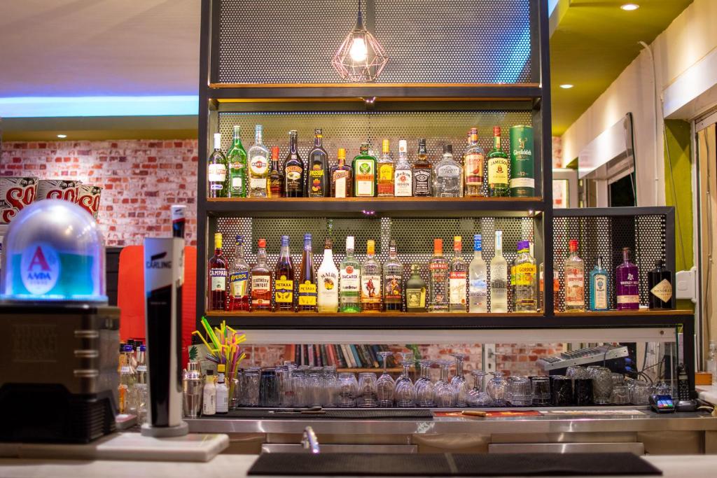 Lounge nebo bar v ubytování Harriets Apartments