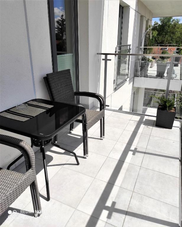 Balkón alebo terasa v ubytovaní VIEW 20 APARTAMENT