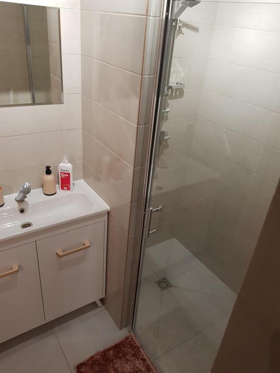 Kúpeľňa v ubytovaní Apartament Wiejska Sielanka