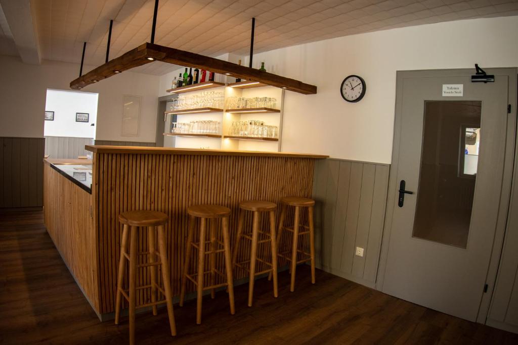 Lounge nebo bar v ubytování Zum Hirschen - Sulzfeld am Main