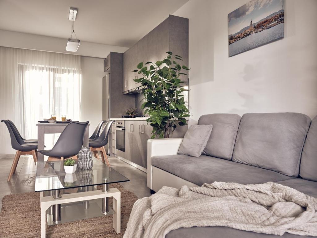 Posezení v ubytování Dareia Suites