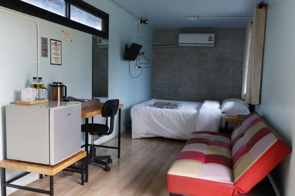 Posezení v ubytování Smile Box Coffee & Resort