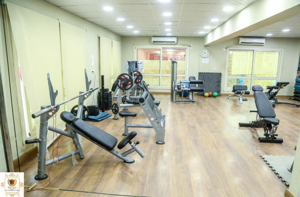 Fitness centrum a/nebo fitness zařízení v ubytování Rehana Resort