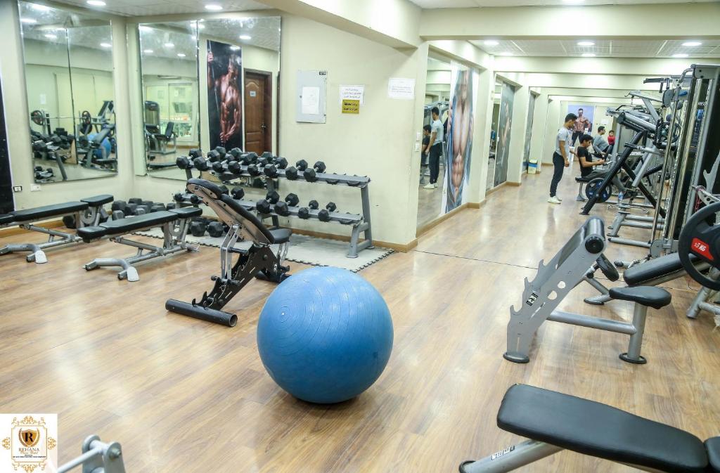 Fitness centrum a/nebo fitness zařízení v ubytování Rehana Resort