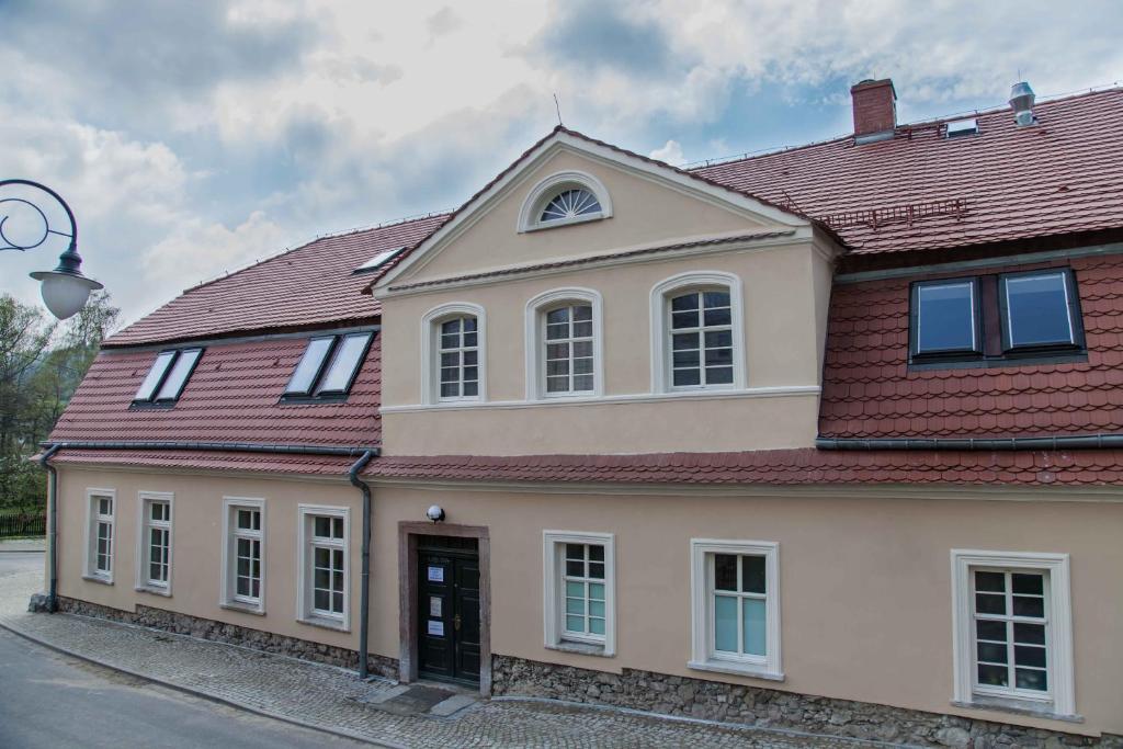 Budova, kde se bed and breakfast nachází