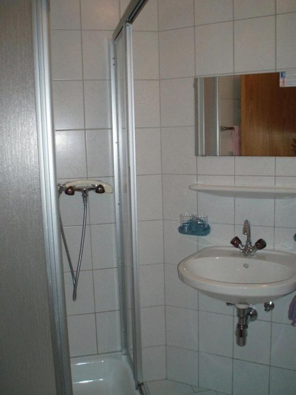 Koupelna v ubytování s´Waldhaus