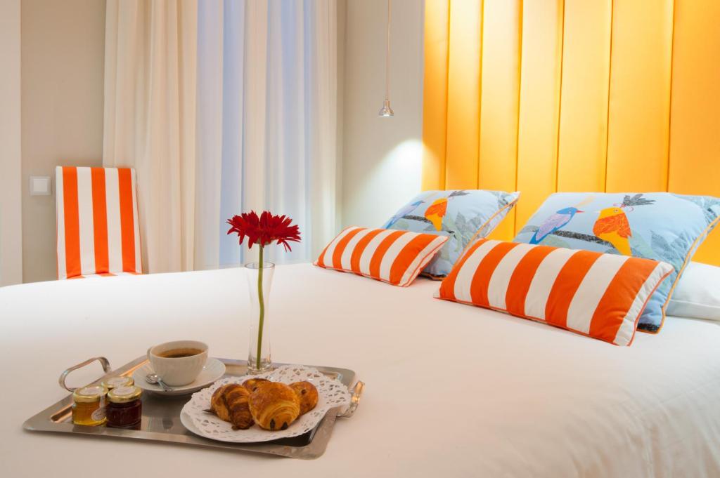 Postel nebo postele na pokoji v ubytování BacHome Terrace B&B