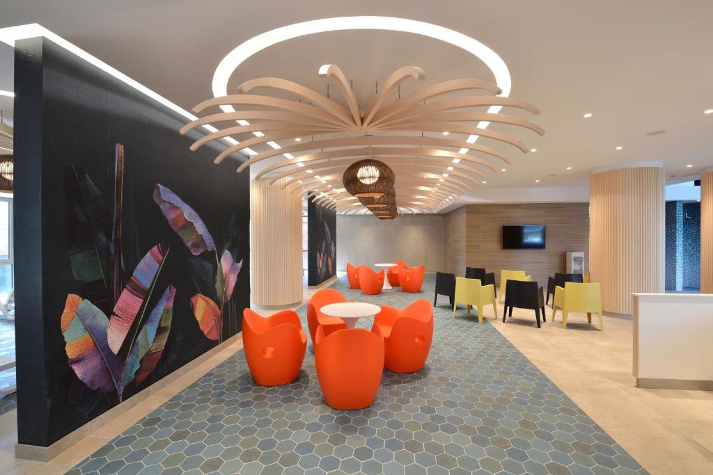 TV a/nebo společenská místnost v ubytování Danubius Hotel Bük