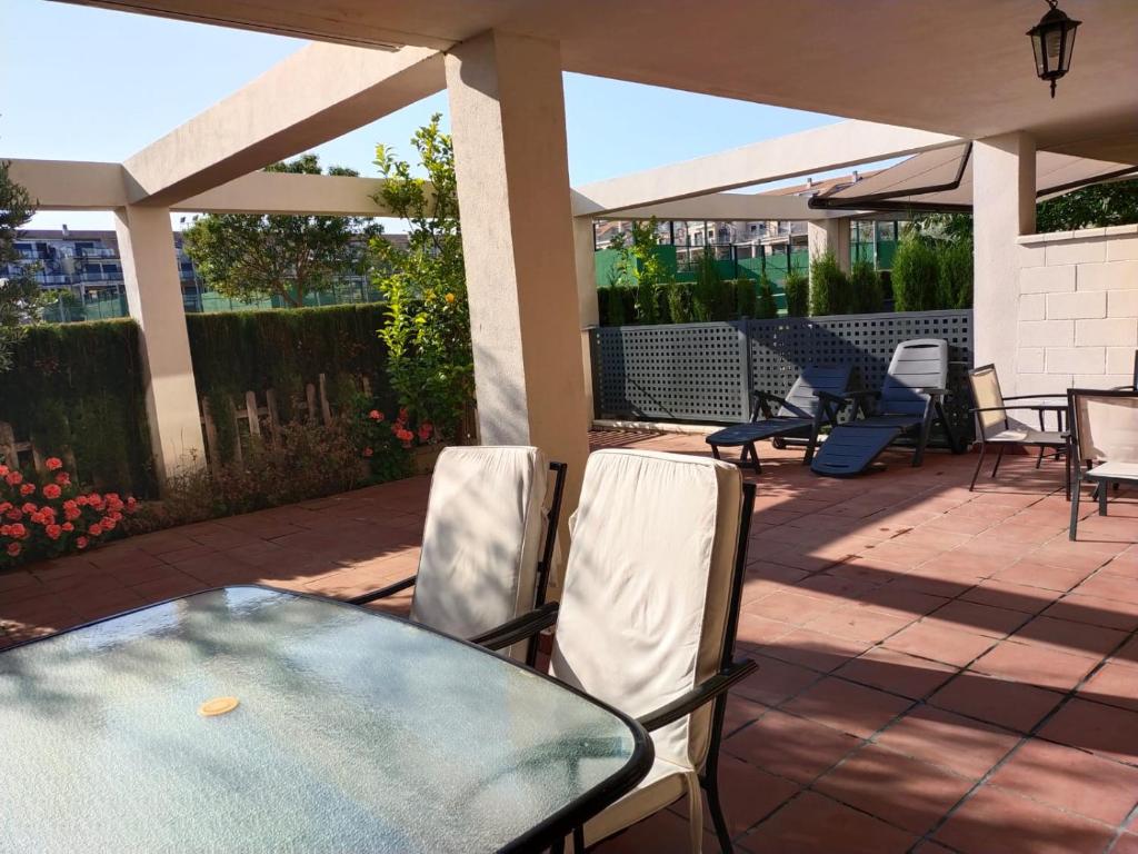 Balkón nebo terasa v ubytování Panorámica Golfmar c/ Generalitat