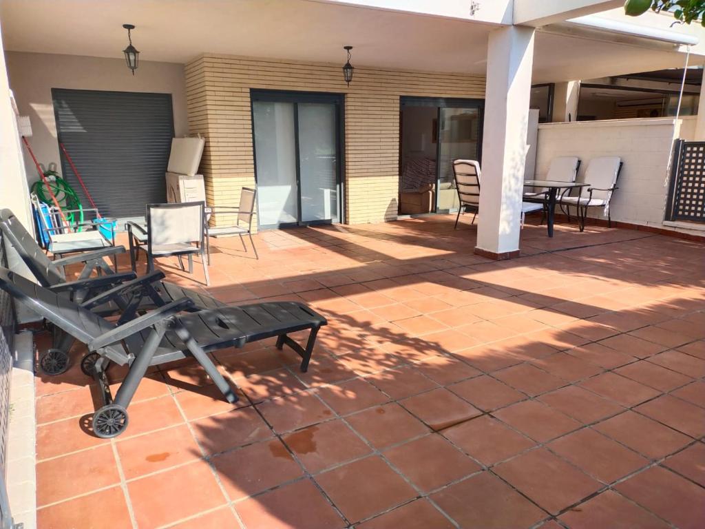 Balkón nebo terasa v ubytování Panorámica Golfmar c/ Generalitat