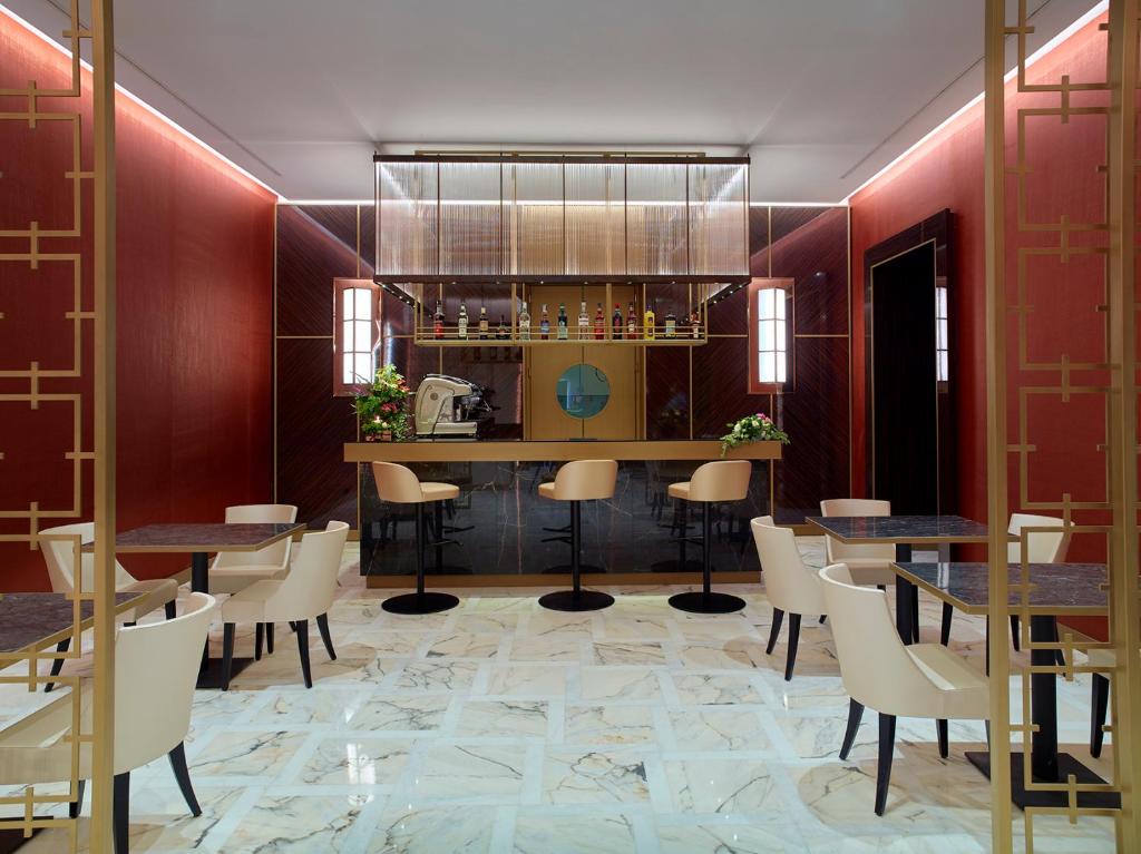 Posezení v ubytování Hotel Niccolo' V - Terme dei Papi