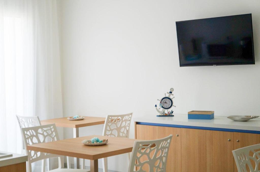 TV a/nebo společenská místnost v ubytování B&B Mareluce