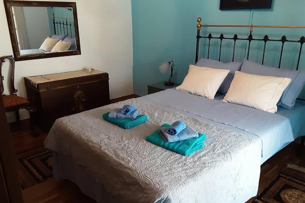 Posteľ alebo postele v izbe v ubytovaní john actors home