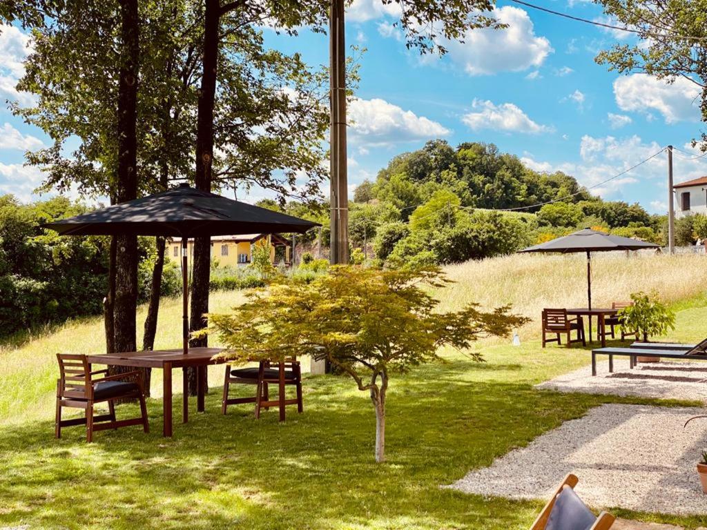 Zahrada ubytování Dal Gheppio - Nido con vista